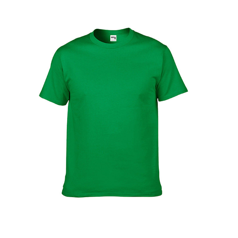 Custom Heavyweight Cotton Round Neck T-Shirt with Logo
