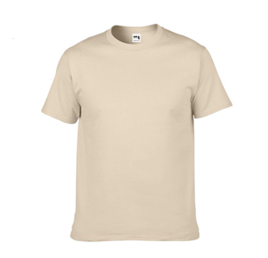 Custom Heavyweight Cotton Round Neck T-Shirt with Logo