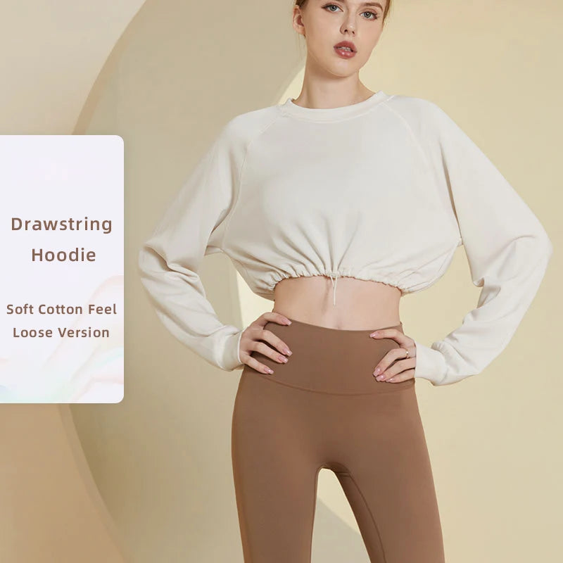 Autumn Women's Athletic Crewneck Yoga Sportswear Top