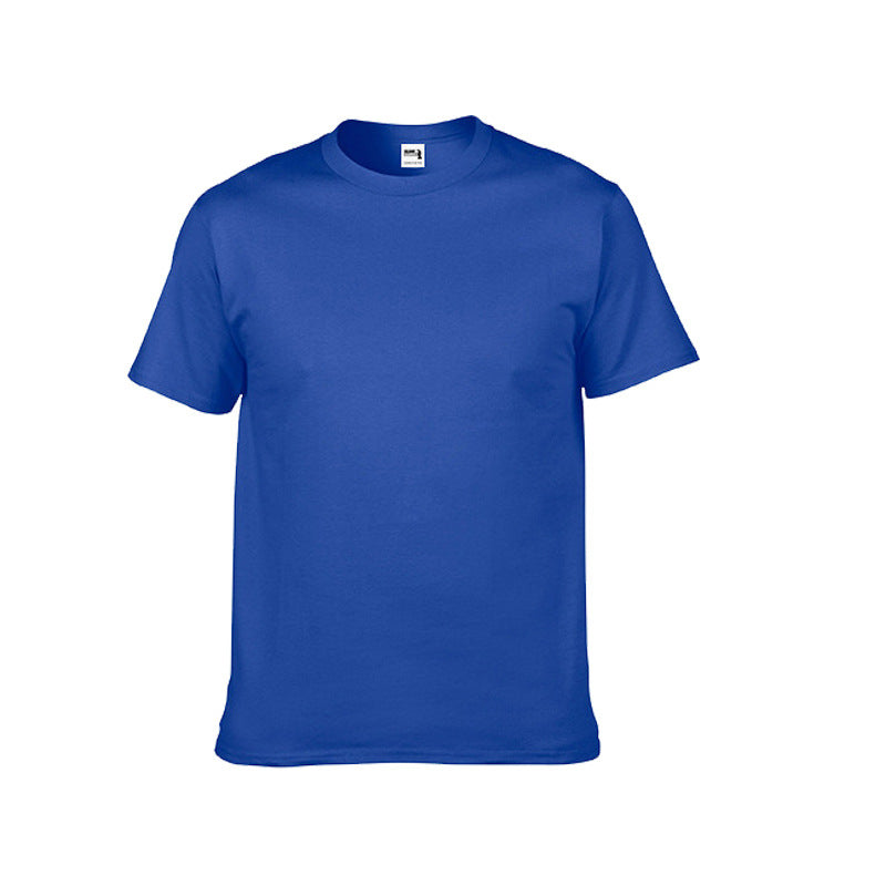 Custom Heavyweight Cotton Round Neck T-Shirt with Logo