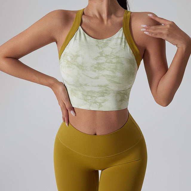 Women's Athletic Joggers and Seamless Yoga Bra Tank Tops
